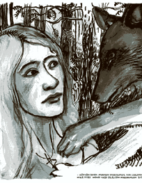 Metsäneläimet tekevät naiselle vitun kirjassa Sen synty.