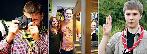 Aatemarkkinoilla toimintaansa esittelev&auml;t muun muassa kameraseura Vastavalo, Maailmankauppa Tasajako ja N&auml;&auml;s-Partio.