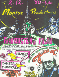 Suuruuden vuosinaan 197080-lukujen vaihteessa Monroe j&auml;rjesti suosittuja kabaree-iltoja Yo-talolla pari kertaa vuodessa. Niiss&auml; esitettiin filmien lis&auml;ksi itse kirjoitettuja n&auml;ytelm&auml;elokuvaelmia, joissa esiintyi kerhoaktiivien ohella vierailevia t&auml;hti&auml;, kuten Martti Syrj&auml;, Juice Leskinen ja Aki Kaurism&auml;ki. 